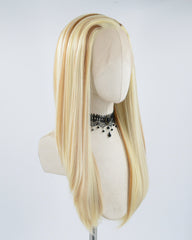 613 Blonde Ombre Brown Synthetic Lace Front Wig WW473