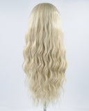 Ombre Blonde Curly Synthetic Lace Front Wig WT210