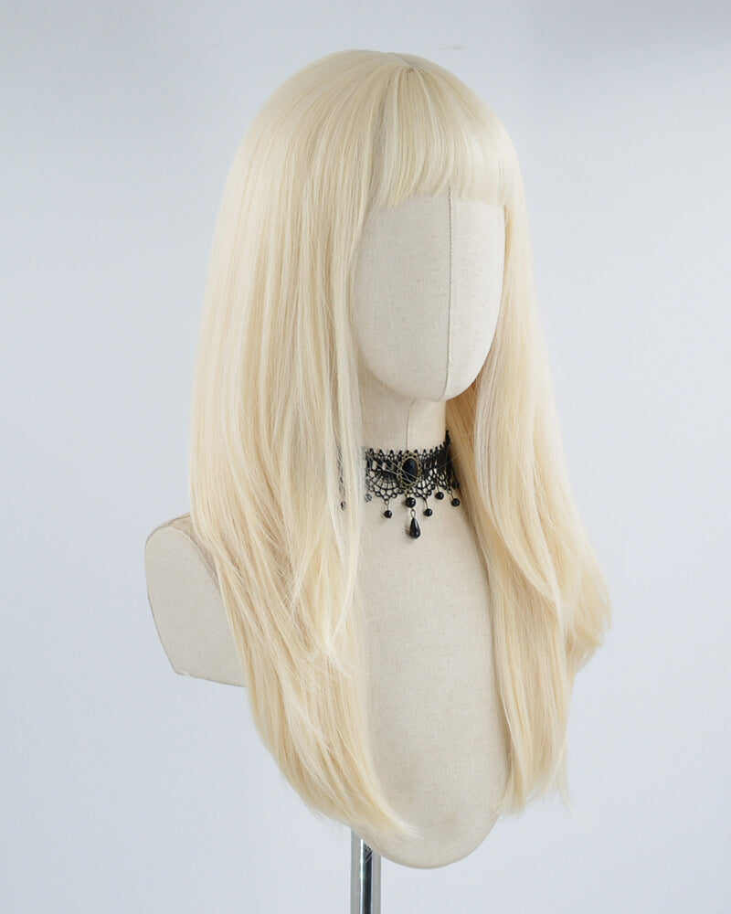Platinum Blonde Synthetic Wig HW207
