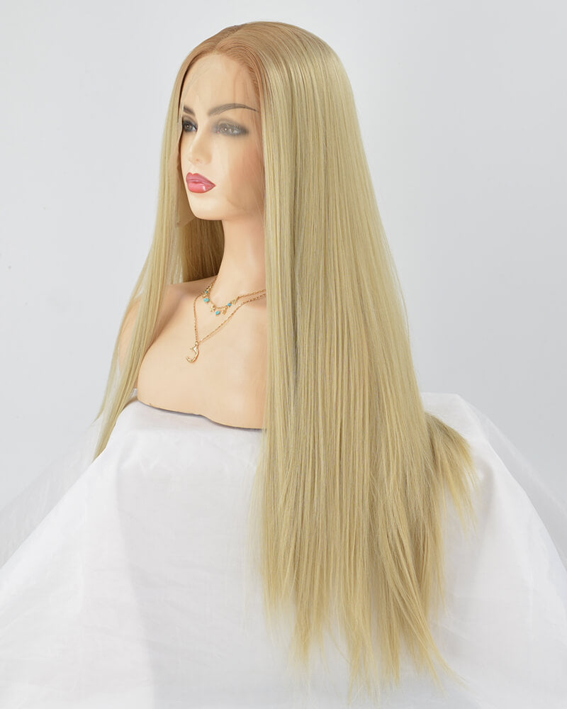 Ombre Blonde Synthetic Lace Front Wig WT152