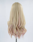 Blonde Pink Synthetic Wig HW185