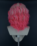 Pink Ombre Blonde Synthetic Lace Front Wig WW014