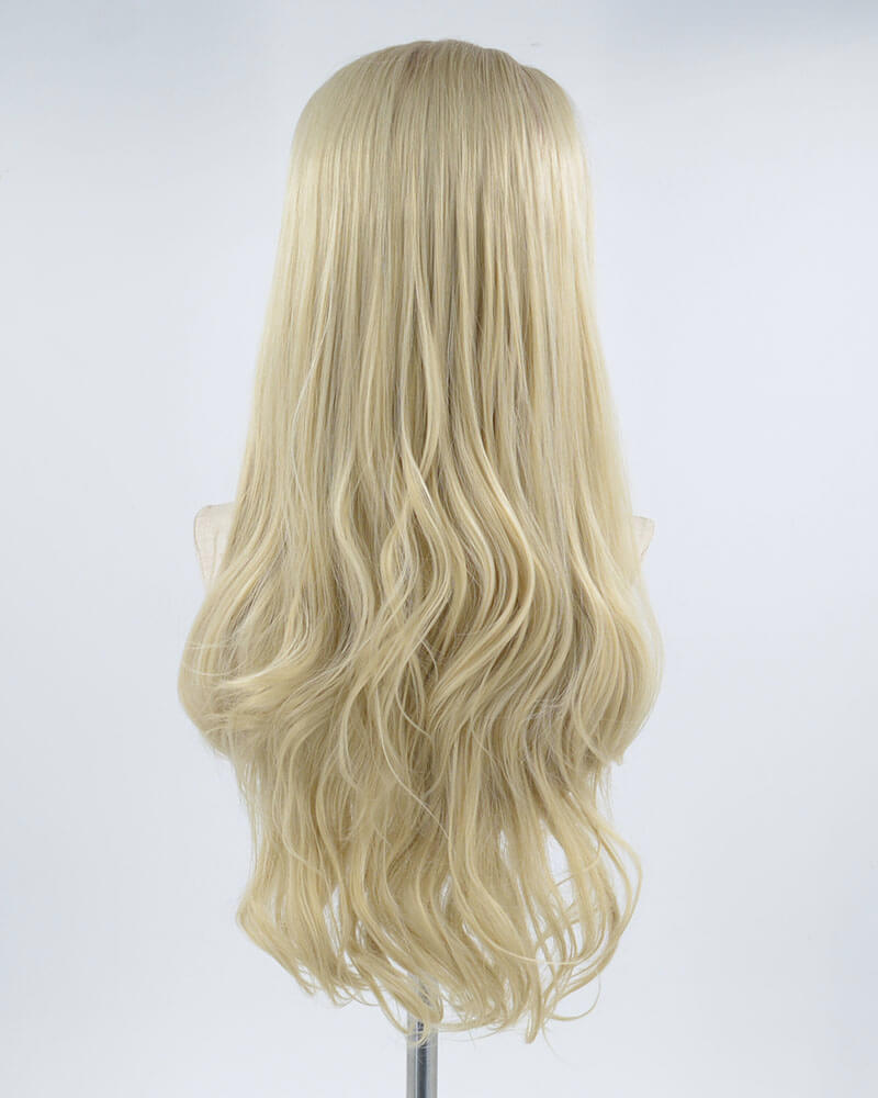 New Blonde Wavy Synthetic Lace Front Wig WT032
