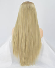 Ombre Blonde Synthetic Lace Front Wig WT152