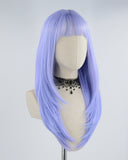 Light Blue Mixed Synthetic Wig HW206