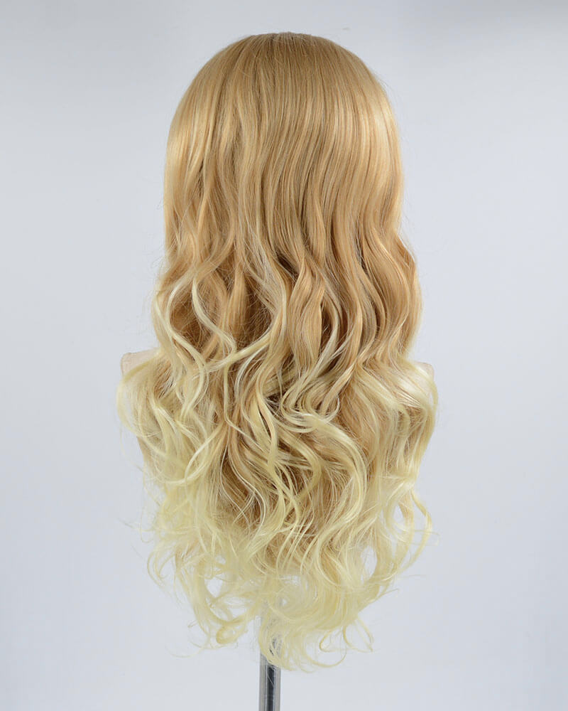 Brown Ombre Blonde Synthetic Lace Front Wig WW410