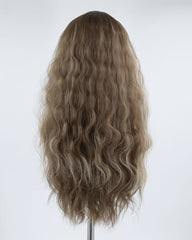 Curly Brown Synthetic Wig HW170