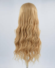 Brown Long Synthetic Lace Front Wig WW406
