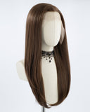 Natural Brown Synthetic Lace Front Wig WW295