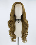 Brown Wavy Synthetic Lace Front Wig WT215