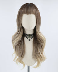 Ombre Brown Blonde Synthetic Wig HW149