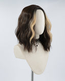 Brown Streaked Short Synthetic Wig HW228