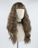 Curly Brown Synthetic Wig HW170