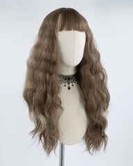 Curly Brown Synthetic Wig HW170