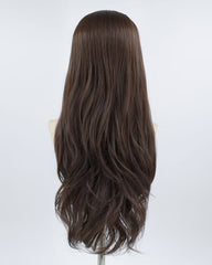 Wavy Brown  Synthetic Lace Front Wig WT034
