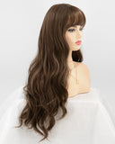 Brown Wavy Synthetic Wig HW077