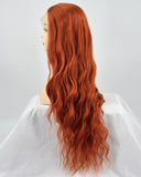 Cooper Red Synthetic Lace Front Wig WT166
