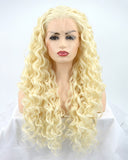 Platinum Blonde Synthetic Lace Front Wig WW117