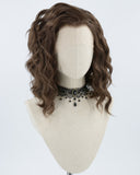 Brown Short Synthetic Lace Front Wig WW002