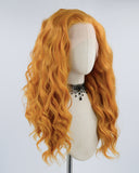 Ginger Orange Synthetic Lace Front Wig WW458