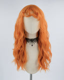 Orange Curly Synthetic Wig HW192