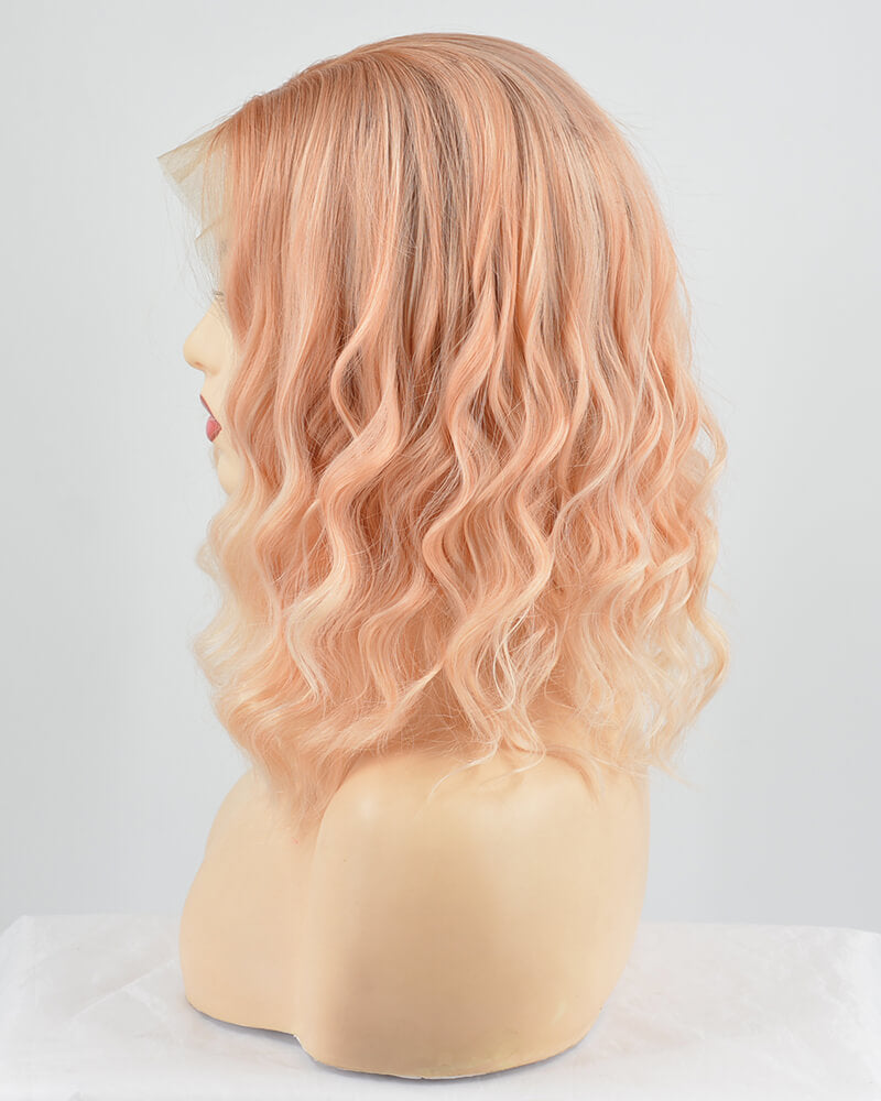 Short Ombre Synthetic Lace Front Wig WW132