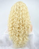 Platinum Blonde Synthetic Lace Front Wig WW117