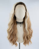 Ombre Brown Blonde Synthetic Lace Front Wig WW422