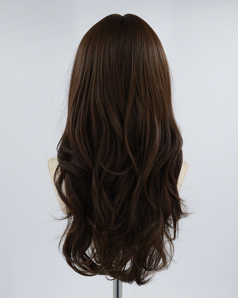 Dark Brown Synthetic Wig HW191 – Weekendwigs