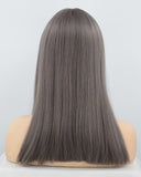 Grey Pink Synthetic Wig HW115