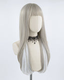 Grey White Synthetic Wig HW135