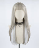 Grey White Synthetic Wig HW135