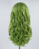 Green Synthetic Lace Front Wig WW453
