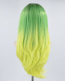 Ombre Green Synthetic Lace Front Wig WW122