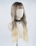 Grey Ombre Blonde Synthetic Wig HW213