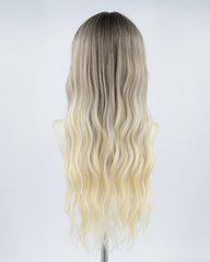 Grey Ombre Blonde Synthetic Wig HW213