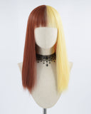 Half 613 Half Red Synthetic Wig HW144