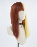 Half 613 Half Red Synthetic Wig HW144