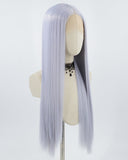 Light Lavender Synthetic Lace Front Wig WW075