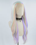 New Mixed Color Synthetic lace Front Wig WT117