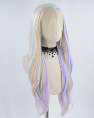 New Mixed Color Synthetic lace Front Wig WT117