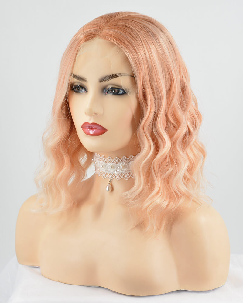 Short Ombre Synthetic Lace Front Wig WW132