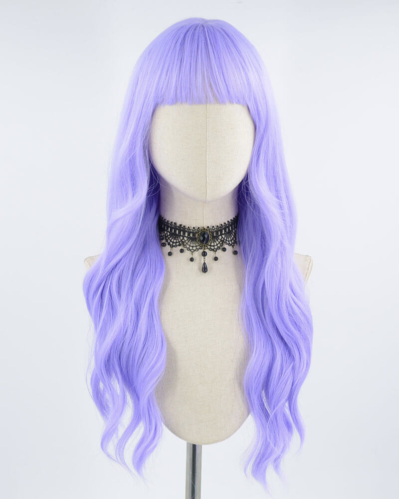 Light Purple Synthetic Wig HW167