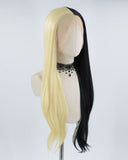 Half Black Half 613 Synthetic Lace Front Wig WW370