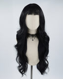 Black Wavy Synthetic Wig HW214