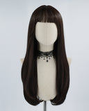 Long Black Synthetic Wig HW200