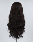 Long Black Wavy Synthetic Wig HW151