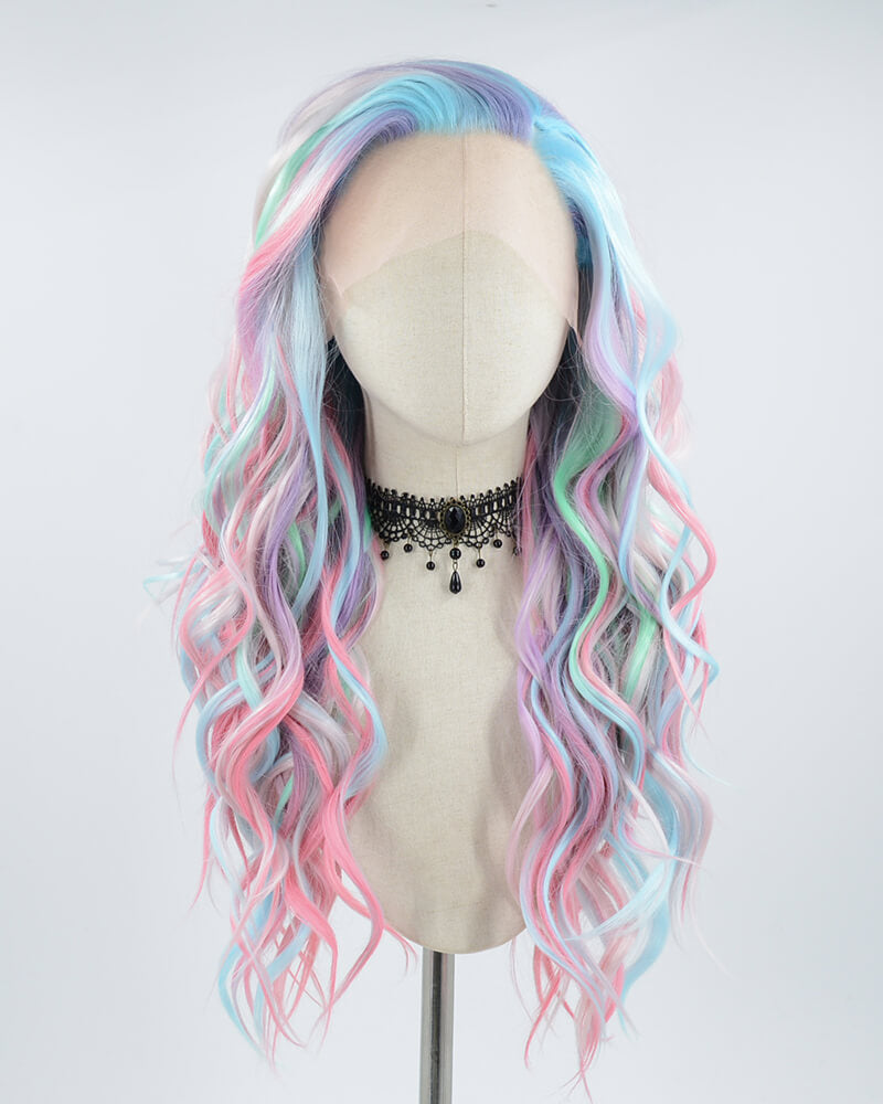 New Colorful Synthetic Lace Front Wig WW495
