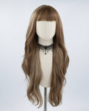 Long Brown Synthetic Wig HW233