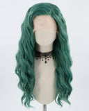 Green Synthetic Lace Front Wig WW038